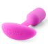 b-vibe Snug Plug 1 - άνετο πρωκτικό plug με εσωτερικό βάρος (55g) - ροζ