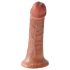 King Cock 6 dildo (15 cm) - καφέ