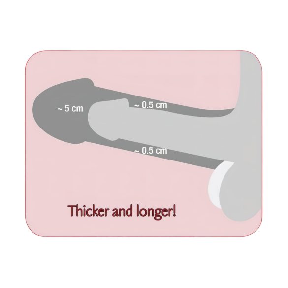 Nature Skin - Πέος με θήκη επέκτασης δακτυλίου αγωγού