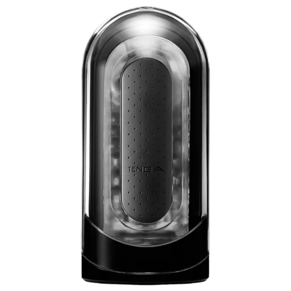 TENGA Flip Zero - ανδρικό masturbator - σούπερ υφή - μαύρο