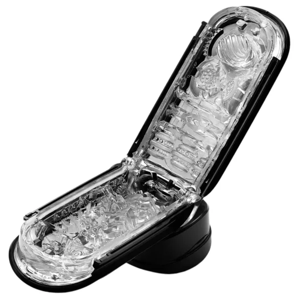 TENGA Flip Zero - ανδρικό masturbator - σούπερ υφή - μαύρο