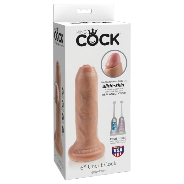 King Cock 6 - ρεαλιστικό ομοίωμα πέους (15 cm) - φυσικό