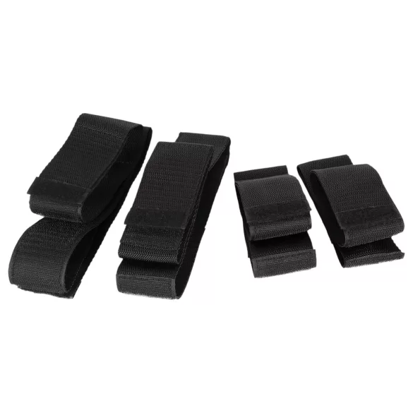 Bad Kitty - σετ δεσίματος χεριών και ποδιών - μαύρο