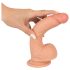 realistixxx - ρεαλιστικό dildo με βεντούζα (22cm) - φυσικό