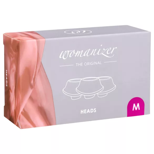 Womanizer Classic M - ανταλλακτικά κεφαλές αναρρόφησης - σετ 3 τεμ - μωβ