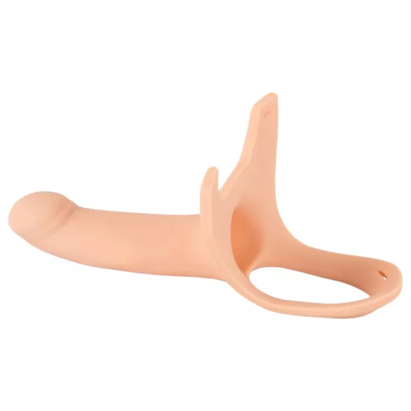 You2Toys - strap-on μεσαίο - κοίλο dildo - φυσικό χρώμα