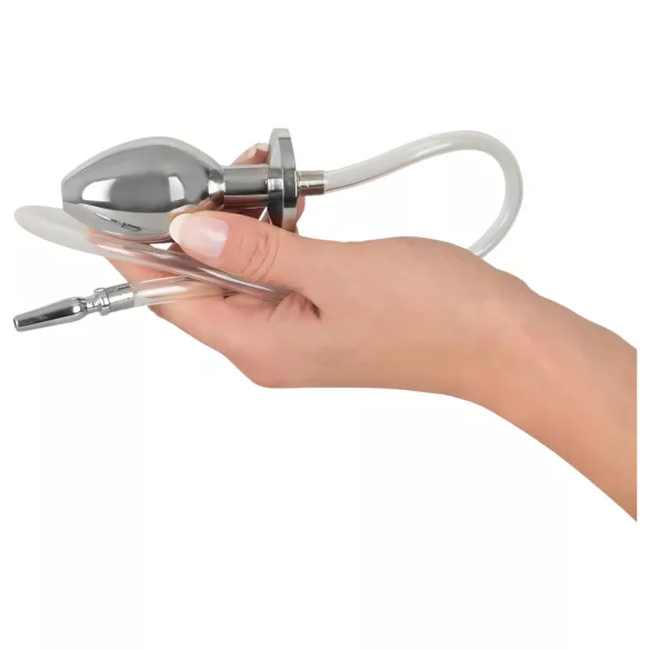 Piss to Ass Plug - διπλό βύσμα πρωκτού με ουρηθρικό διαστολέα - κοίλος