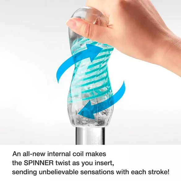 TENGA Spinner Tetra - ανδρικό αυνανιστήρι - διάφανο