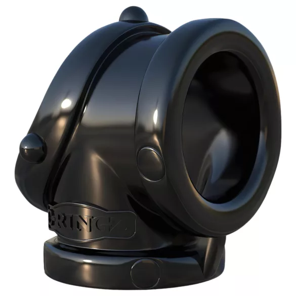 Fantasy Rock Hard - δαχτυλίδι πέους & όρχεων - μαύρο