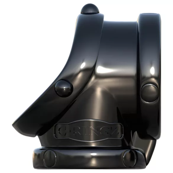 Fantasy Rock Hard - δαχτυλίδι πέους & όρχεων - μαύρο