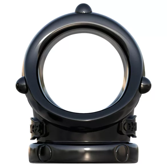 Fantasy Rock Hard - δαχτυλίδι πέους & όρχεων - μαύρο