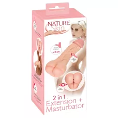   Nature Skin - ομοίωμα γυναικείου κόλπου & κάλυμμα πέους - φυσικό χρώμα