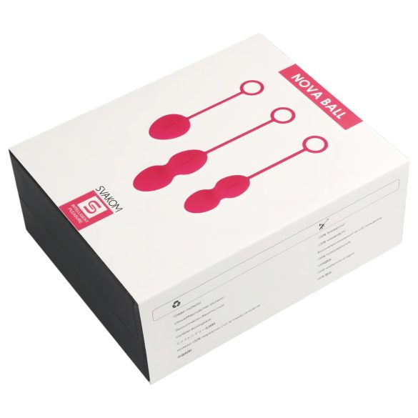 Svakom Nova - Σετ 3 κομματιών με γεϊσά μπάλες (κόκκινο)