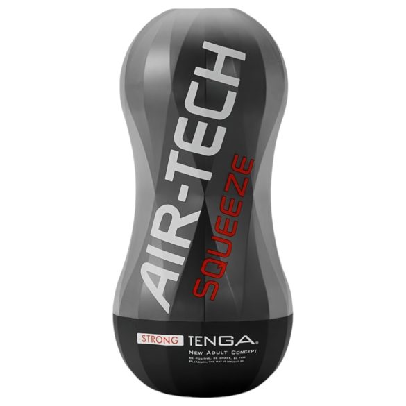 TENGA Air-Tech Squeeze Strong - μαύρο αναρροφητικό αυνανιστήρι