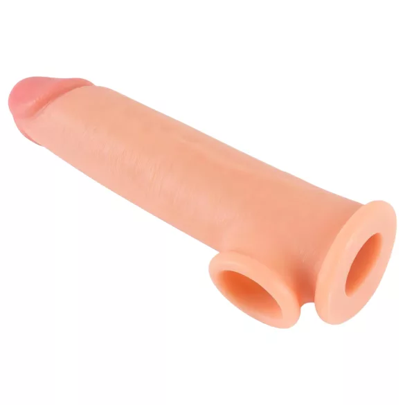 Realistixxx - προέκταση πέους με δαχτυλίδι - 19cm φυσικό