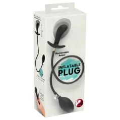   You2Toys - πρωκτικό plug με αντλία - φουσκωτό - μαύρο