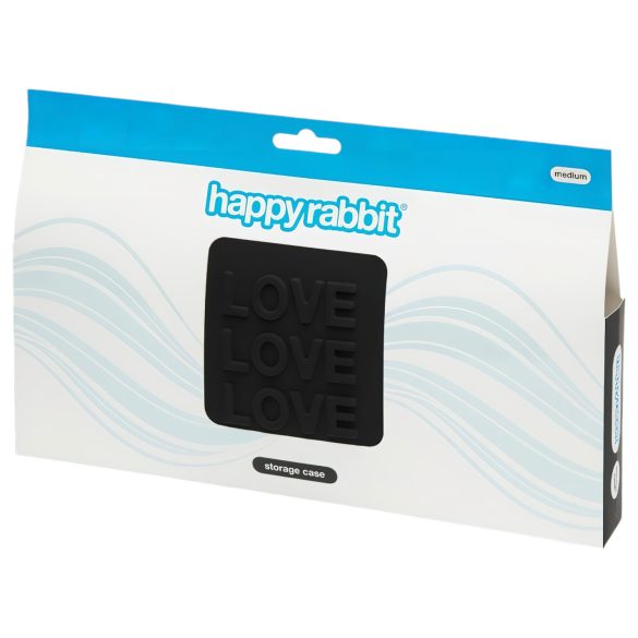 Happyrabbit - τσάντα σεξουαλικών παιχνιδιών (μαύρο) - μεσαίο