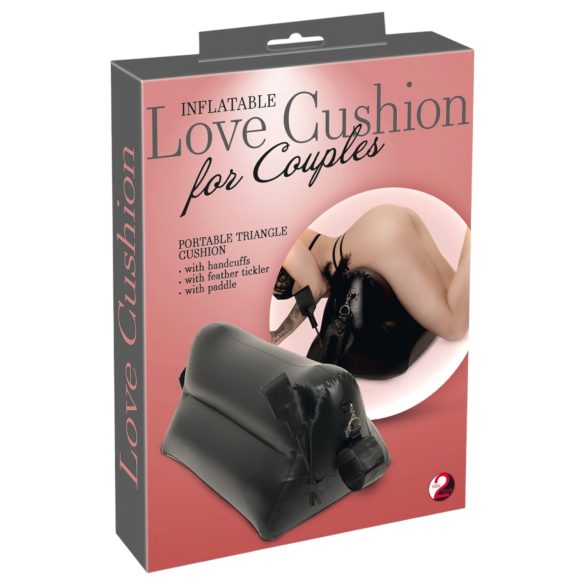 You2Toys Love Cushion - φουσκωτό σετ σεξ μαξιλαριών (μαύρο)
