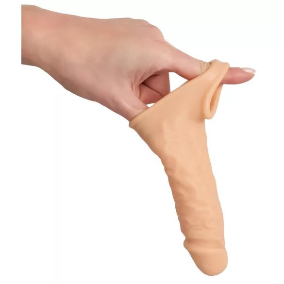 Realistixxx - προέκταση πέους με δαχτυλίδι - 16cm φυσικό