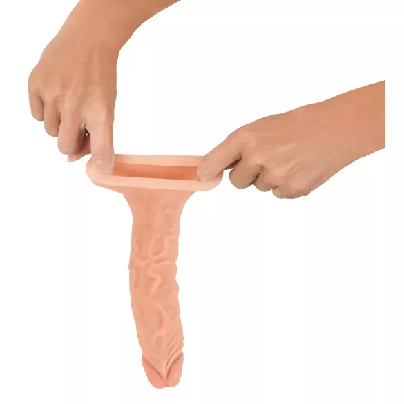 Nature Skin - προέκταση πέους με πάχος - 19,5cm