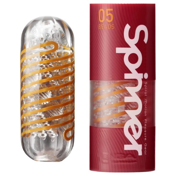 TENGA Spinner Beads - ανδρικό masturbator - διαφανές
