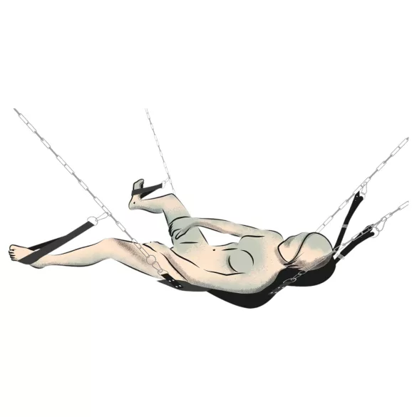 You2Toys - κούνια σεξ - ρυθμιζόμενη - μαύρη