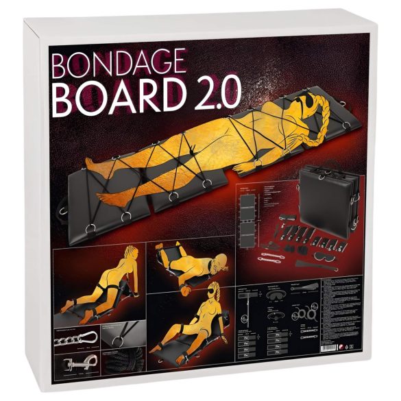 You2Toys Bondage Board 2.0 - φορητό σετ κρεβατιού με δεσμούς
