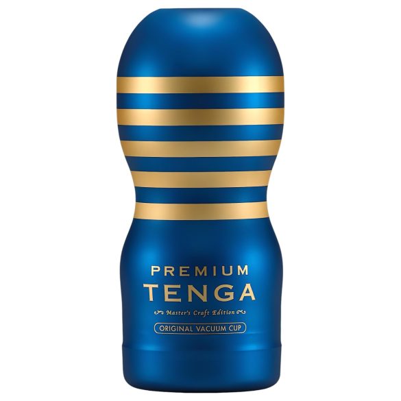 TENGA Premium Original - μιας χρήσης αυνανιστής (μπλε)