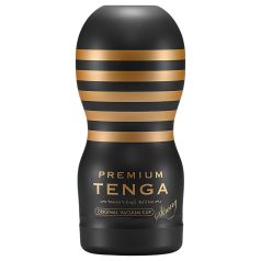   TENGA Premium Strong - μιας χρήσης δονητής (μαύρος)