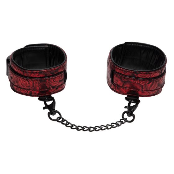 Fifty Shades of Grey - Ankle Cuffs (black and red)