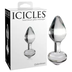   Icicles No. 44 - πρωκτικό βύσμα κωνικό - γυαλί διαφανές