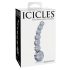 Icicles No. 66 - καμπυλωτός, σφαιρικός, γυάλινο dildo (διαφανές)