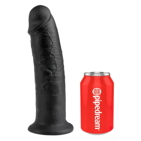 King Cock - ομοίωμα πέους με βεντούζα 25cm - μαύρο
