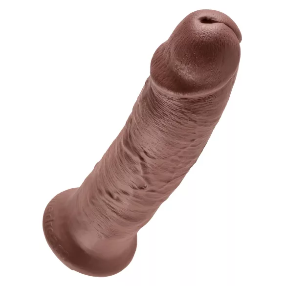 King Cock - ομοίωμα πέους με βεντούζα 25cm - καφέ