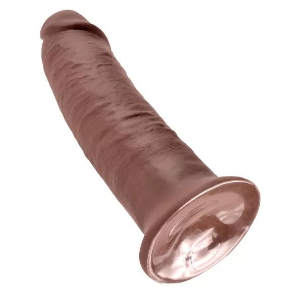 King Cock - ομοίωμα πέους με βεντούζα 25cm - καφέ