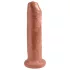 King Cock - ρεαλιστικό δονητής - σκούρο φυσικό - 18cm
