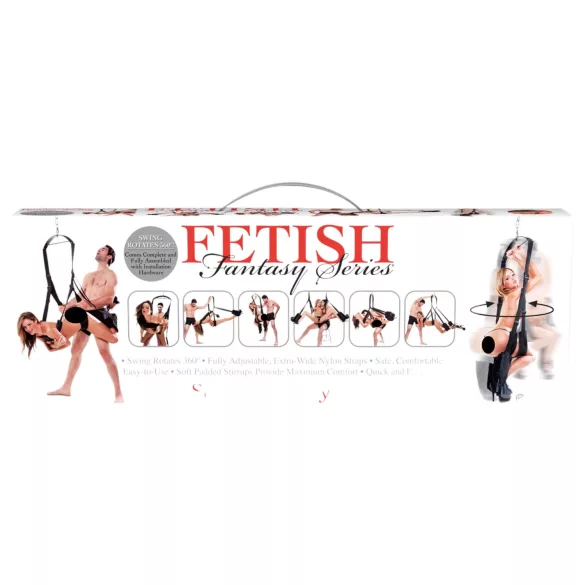 Fetish Fantasy - σεξουαλική κούνια 360° περιστροφή - μαύρο