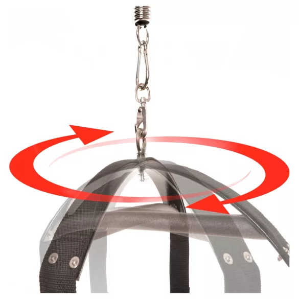 Fetish Fantasy - σεξουαλική κούνια 360° περιστροφή - μαύρο