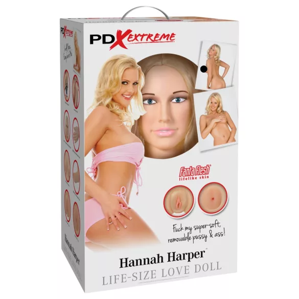 Pipedream Hannah Harper - ρεαλιστική κούκλα σε φυσικό μέγεθος 3D πρόσωπο