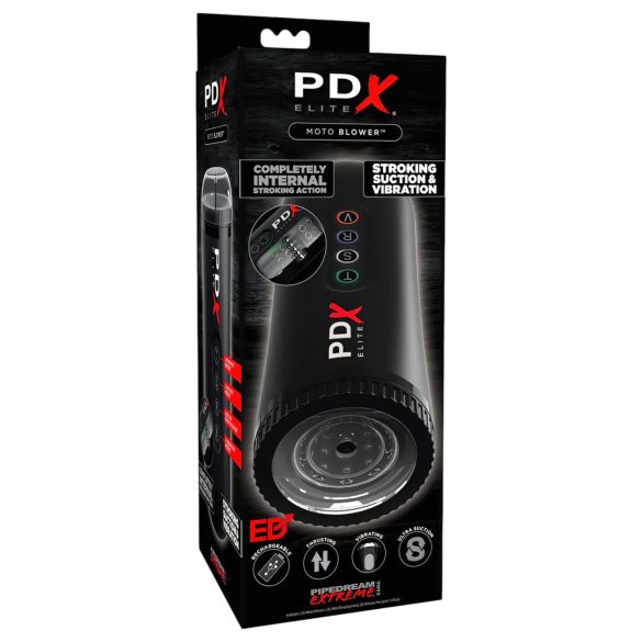 PDX Moto Blower - αναρρόφηση & δόνηση μαύρος αυνανιστής