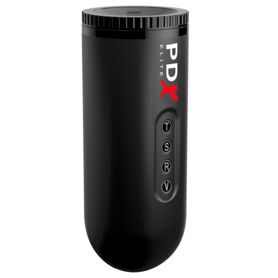 PDX Moto Blower - suction vibrating masturbator (black)