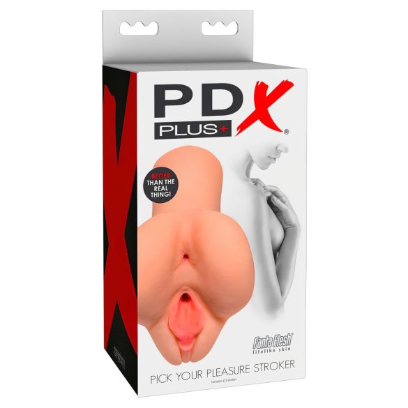 PDX Pick Your Pleasure - 2in1 ρεαλιστικός αυνανιστής (φυσικός)