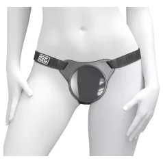   Body Dock OG - ζώνη για δονητή με βεντούζα (μαύρο)