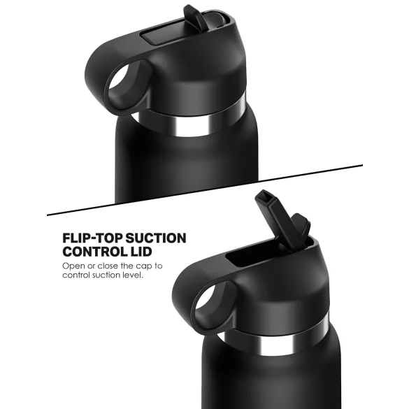PDX - Fap Flask Thrill Seeker - αυνανιστής σε παγούρι (μαύρο)