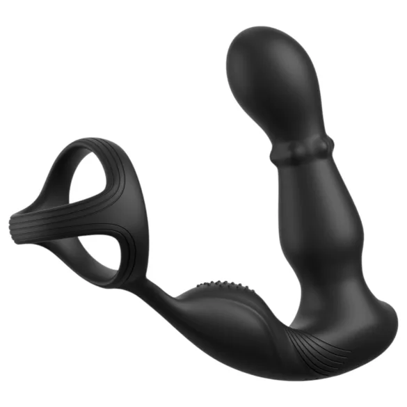 Anal Fantasy Ass-Gasm - περιστρεφόμενο πρωκτικό δονητής με δακτύλιο (μαύρο)
