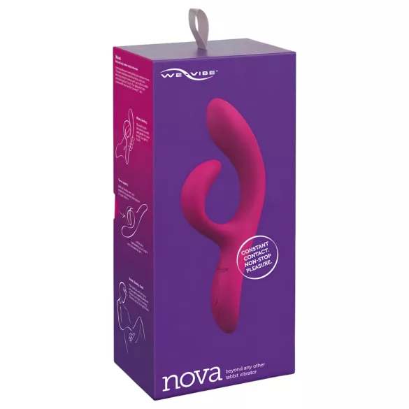 We-Vibe Nova 2 - Εύκαμπτος δονητής με κλειτοριδικό βραχίονα με έλεγχο μέσω εφαρμογής (μωβ)