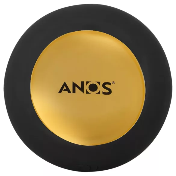 ANOS - δονητής πρωκτού με περιστρεφόμενες χάντρες - μαύρο