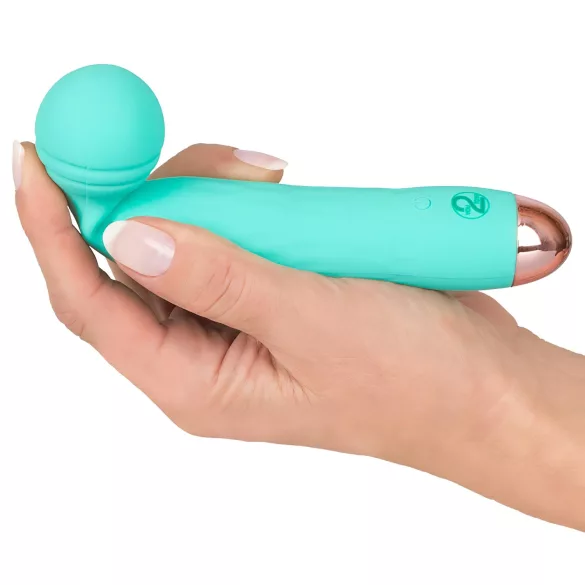 Cuties Mini Wand - επαναφορτιζόμενο, αδιάβροχο δονητής μασάζ (πράσινο)