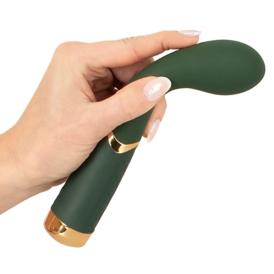 Emerald Love - Rechargeable, waterproof G-spot vibrator (green)
