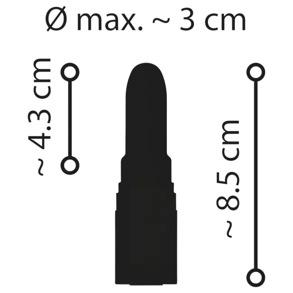 Emerald Love - δονητής ρουζ αδιάβροχος επαναφορτιζόμενος - κόκκινο